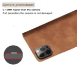 ZZXX Leather Wallet Phone Case For iPhone 16e 16 Pro Max 15 14 13 Mini 12 11 X XS XR SE2 8 7 6s Plus Flip Card Slot Holder Cover - Image 11