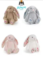 Best-seller 30cm JC Cute Long Ears Rabbit Plush Toy Very Soft White Pink Bunny Doll Sleeping Plushies Home Decor Xmas Gifts Girl