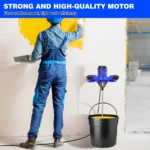 2600W Portable Electric Cement Mixer, 6 Speed Handheld Mixer Stirring Tool for Mixing Grout Paint Mortar Mud Plaster Tool - Image 5