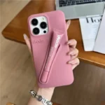 For iPhone 16 12 13 14 15 11 Pro Max Plus 17 Fashion Rhode Phone Case Gray Toast Espresso Ribbon Lip Gloss Holder Silicone Cover - Image 5