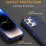 3 IN 1 Heavy Duty Armor Shockproof Dust-Proof Case For iPhone 15 14 13 12 11 16Pro MAX MINI XSMAX XR X XS SE 6 7 8 PLUS Cover - Image 5