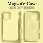 Original For Magsafe Liquid Silicone Phone Case For iPhone 17 16 14 15 Plus 13 Pro Max Case Wireless Charge Magnetic Soft Cover - Image 14