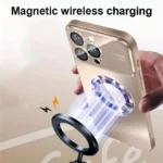 New Titanium Metallic Color Magnetic Phone Case For iPhone 16E 16 15 14 11 13 12 Pro Max Matte Wireless Charging Protect Cover - Image 9