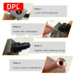 3/16in Double Flaring Tool Metal Handheld Brake Line Double Tool for Motorcycle Automotive Truck Brake Line Flaring Tool - Image 9