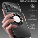 New Titanium Metallic Color Magnetic Phone Case For iPhone 16E 16 15 14 11 13 12 Pro Max Matte Wireless Charging Protect Cover - Image 11