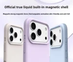Original Magnetic Phone Case For iPhone 17 16 Pro Max Liquid Silicone Cases For iPhone17 16 Pro Max 17Pro Air Soft Bumper Cover - Image 7