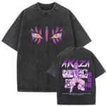 Harajuku Anime Demon Slayer Washed T Shirt Man Vintage Women Short Sleeve Casual Tops Graphic Tee Summer Y2k Clothes Streetwear - Image 5