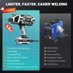 Handheld Welding Machine 4600W Portable Automatic Digital Smart Handheld IGBT Inverter ARC Welder Gun Stick Welder Welding Tool - Image 10