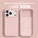 Original Magnetic Phone Case For iPhone 17 16 Pro Max Liquid Silicone Cases For iPhone17 16 Pro Max 17Pro Air Soft Bumper Cover - Image 4