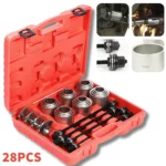 [EU Stock] 28pc Press and sweater shoulder Kit Bush Bearings Seals Removal Installatio Tool Auto Bushing Repair Tool
