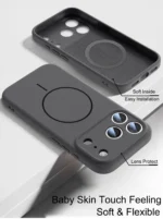 Magnetic Original Liquid Silicone For Magsafe Phone Case For iPhone 17 16 15 14 13 12 Pro Max 16 Plus 17Air Skin Feel Soft Cover - Image 8