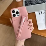 For iPhone 16 12 13 14 15 11 Pro Max Plus 17 Fashion Rhode Phone Case Gray Toast Espresso Ribbon Lip Gloss Holder Silicone Cover - Image 14