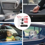 21/18PCS Car Door Tool Kit Inflatable Air Pump Auto Window Door Open Fixing Gripper Tools Long Reach Kits with Carrying Bag - Image 8