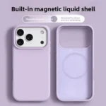 Original Magnetic Phone Case For iPhone 17 16 Pro Max Liquid Silicone Cases For iPhone17 16 Pro Max 17Pro Air Soft Bumper Cover - Image 9