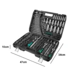 227pcs Socket Wrench Set Ratchet Torque Wrench Combo Kit Car Repair Tool 1/4 3/8 1/2 Ratchet Spanner Screwdriver Bits Hand Tool - Image 6