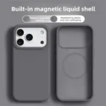 Original Magnetic Phone Case For iPhone 17 16 Pro Max Liquid Silicone Cases For iPhone17 16 Pro Max 17Pro Air Soft Bumper Cover - Image 12