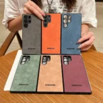 Luxury Lambskin Shockproof Case For Samsung Galaxy S26 Ultra Case S25 S24 S22 S23 Ultra Plus S23 FE Camera Protection Soft Cover - Image 7