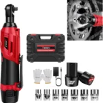 3/8" Extended Cordless Ratchet Wrench 12V Electric Ratchet Wrench,12V Power Ratchet Tool for Table, Bike, DIY