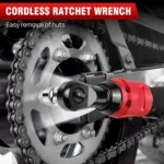 3/8" Extended Cordless Ratchet Wrench 12V Electric Ratchet Wrench,12V Power Ratchet Tool for Table, Bike, DIY - Image 2