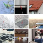 21/18PCS Car Door Tool Kit Inflatable Air Pump Auto Window Door Open Fixing Gripper Tools Long Reach Kits with Carrying Bag - Image 12