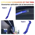 Auto Dismantle Tools Kit Plastic Kit Car Door Clip Panel Trim Radio Dash Audio Removal Installer Pry Kit Conversion Repairing - Image 3