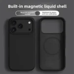 Original Magnetic Phone Case For iPhone 17 16 Pro Max Liquid Silicone Cases For iPhone17 16 Pro Max 17Pro Air Soft Bumper Cover - Image 15