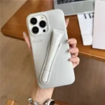 For iPhone 16 12 13 14 15 11 Pro Max Plus 17 Fashion Rhode Phone Case Gray Toast Espresso Ribbon Lip Gloss Holder Silicone Cover - Image 4