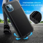 IP54 Waterproof Heavy Duty Metal Case For iPhone 17 Air 16 15 Pro Max 14 Plus 13 12 Mini 11 With Gorilla Glass Cover Fundas - Image 4