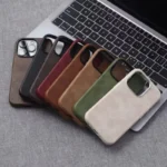 Retro Crazy Horse Leather MagSafe Phone Case For iPhone 16 Pro 15 14 13 12 17 Pro Max Simple Leather Texture Magnetic Phone Case - Image 6