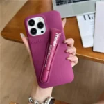 For iPhone 16 12 13 14 15 11 Pro Max Plus 17 Fashion Rhode Phone Case Gray Toast Espresso Ribbon Lip Gloss Holder Silicone Cover - Image 15
