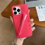For iPhone 16 12 13 14 15 11 Pro Max Plus 17 Fashion Rhode Phone Case Gray Toast Espresso Ribbon Lip Gloss Holder Silicone Cover - Image 12