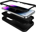 3 IN 1 Heavy Duty Armor Shockproof Dust-Proof Case For iPhone 15 14 13 12 11 16Pro MAX MINI XSMAX XR X XS SE 6 7 8 PLUS Cover - Image 11
