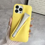 For iPhone 16 12 13 14 15 11 Pro Max Plus 17 Fashion Rhode Phone Case Gray Toast Espresso Ribbon Lip Gloss Holder Silicone Cover - Image 3