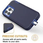 3 IN 1 Heavy Duty Armor Shockproof Dust-Proof Case For iPhone 15 14 13 12 11 16Pro MAX MINI XSMAX XR X XS SE 6 7 8 PLUS Cover - Image 8