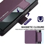Magnetic Flip Leather Phone Case for Samsung Galaxy Z Fold 7 6 5 4 3 5G Fold6 Fold5 Fold4 Wallet Card Cover Etui Coque - Image 5